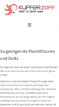 Mobile Screenshot of kupferzopf.com