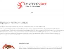 Tablet Screenshot of kupferzopf.com